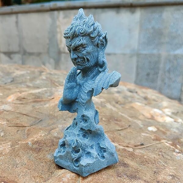 Dual-Faced Buddha & Demon Sculpture – Symbol of Inner Balance & Self-Awareness