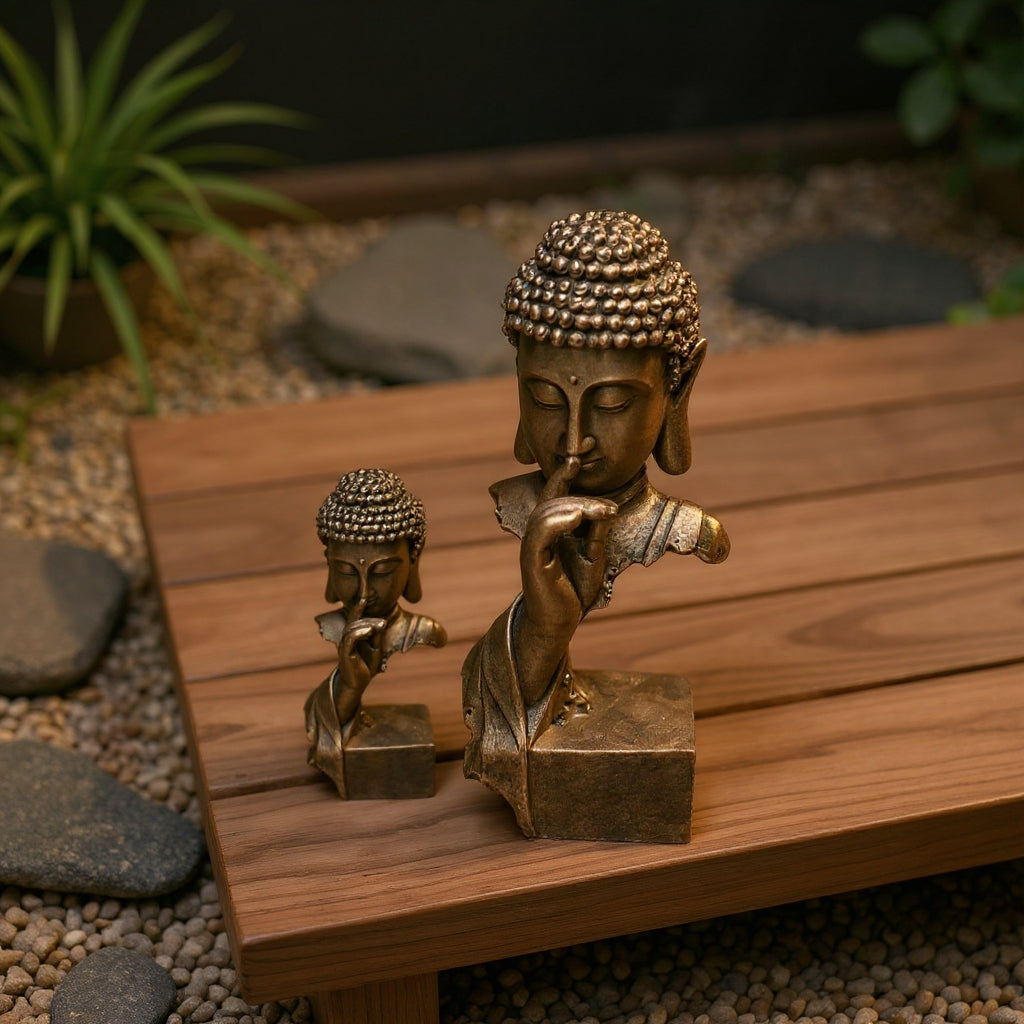 Minimalist Buddha statue for calm home spaces-5