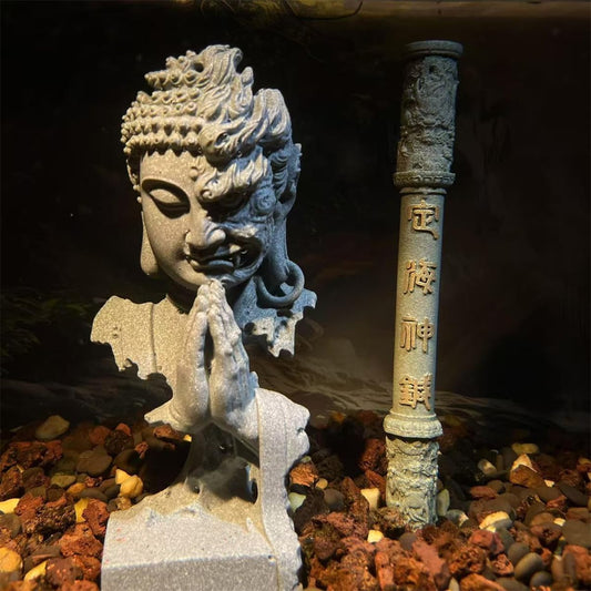 How to Safely Add Heavy Stone Sculptures to an Active Zen Aquarium