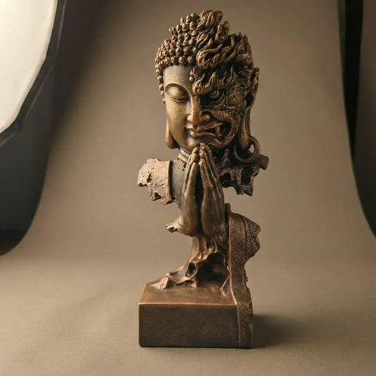 Beyond the Stone: Finding Peace with the Quiet Sakyamuni Buddha for Home Decor
