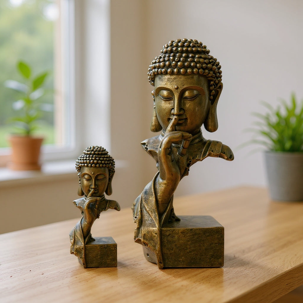 What Does a Buddha Statue with a Finger on its Lips Mean?