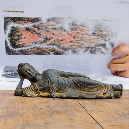 Reclining Buddha Shakyamuni Statue – Serene Home & Meditation Decor