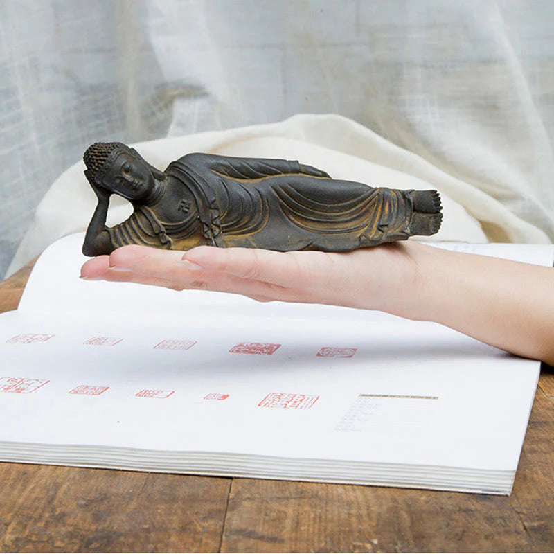 Reclining Buddha Shakyamuni Statue – Serene Home & Meditation Decor