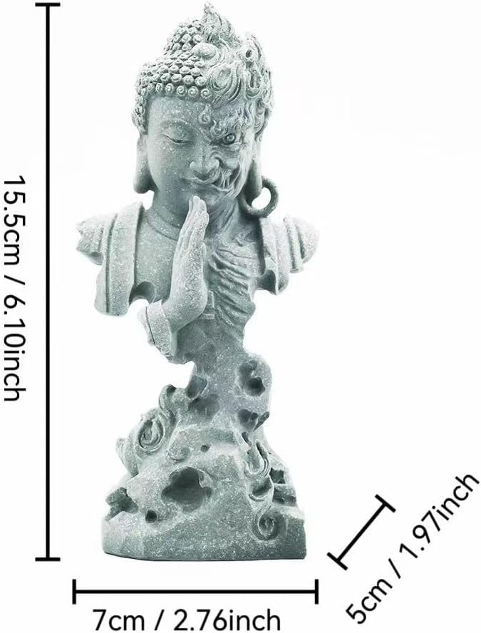Dual-Faced Buddha & Demon Sculpture – Symbol of Inner Balance & Self-Awareness