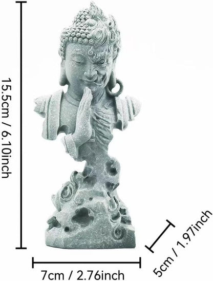 Dual-Faced Buddha & Demon Sculpture – Symbol of Inner Balance & Self-Awareness