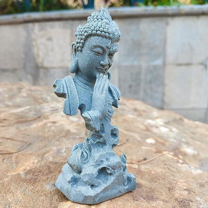 Dual-Faced Buddha & Demon Sculpture – Symbol of Inner Balance & Self-Awareness