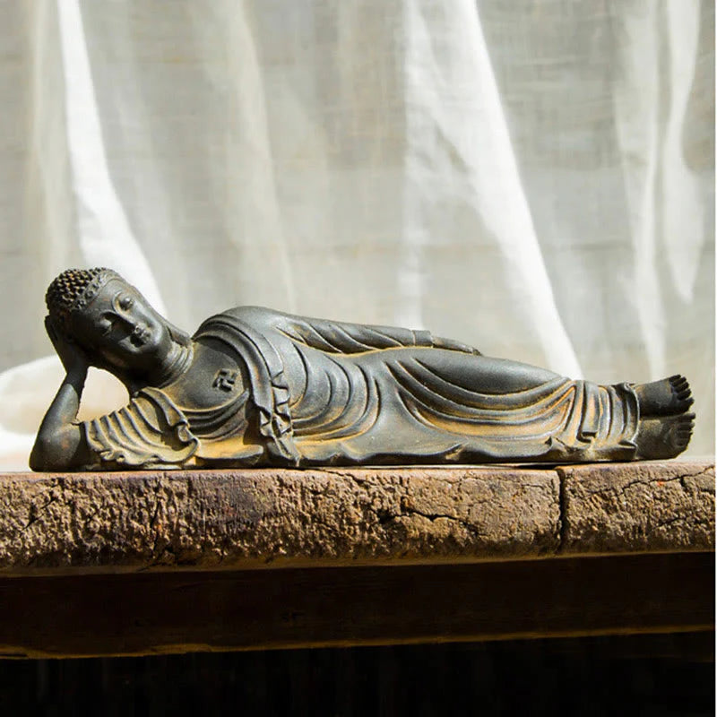 Reclining Buddha Shakyamuni Statue – Serene Home & Meditation Decor