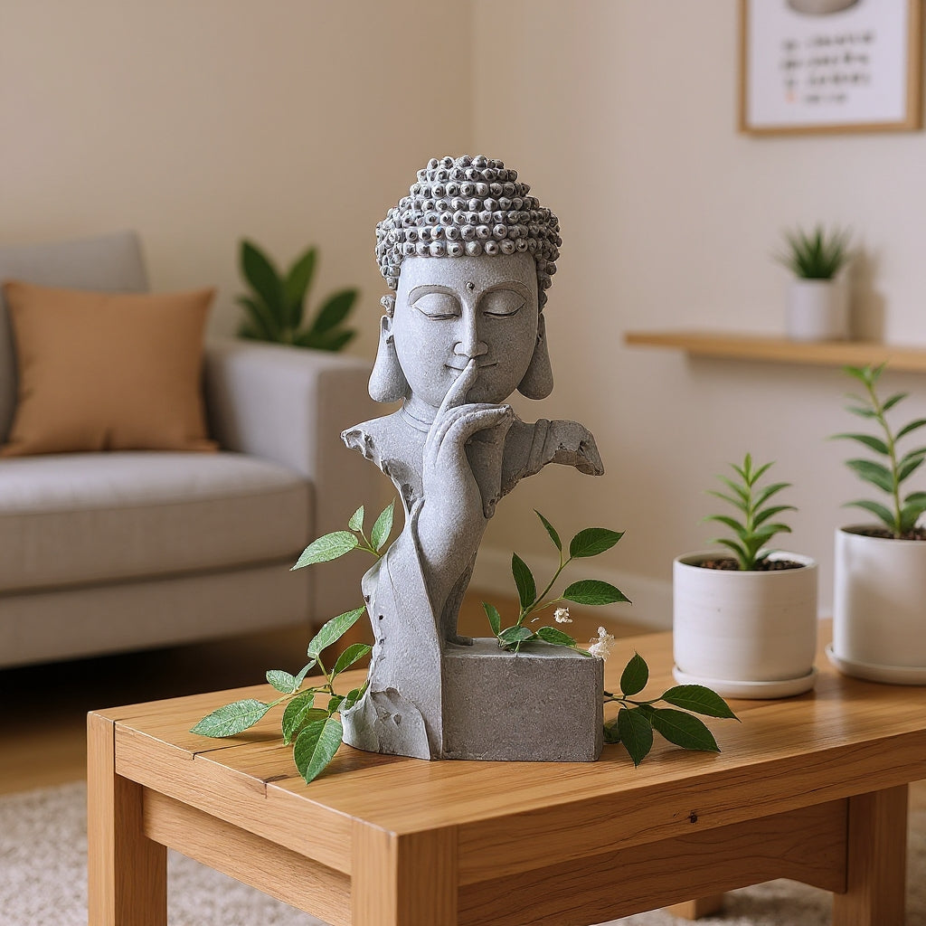 Minimalist Buddha statue for calm home spaces-2