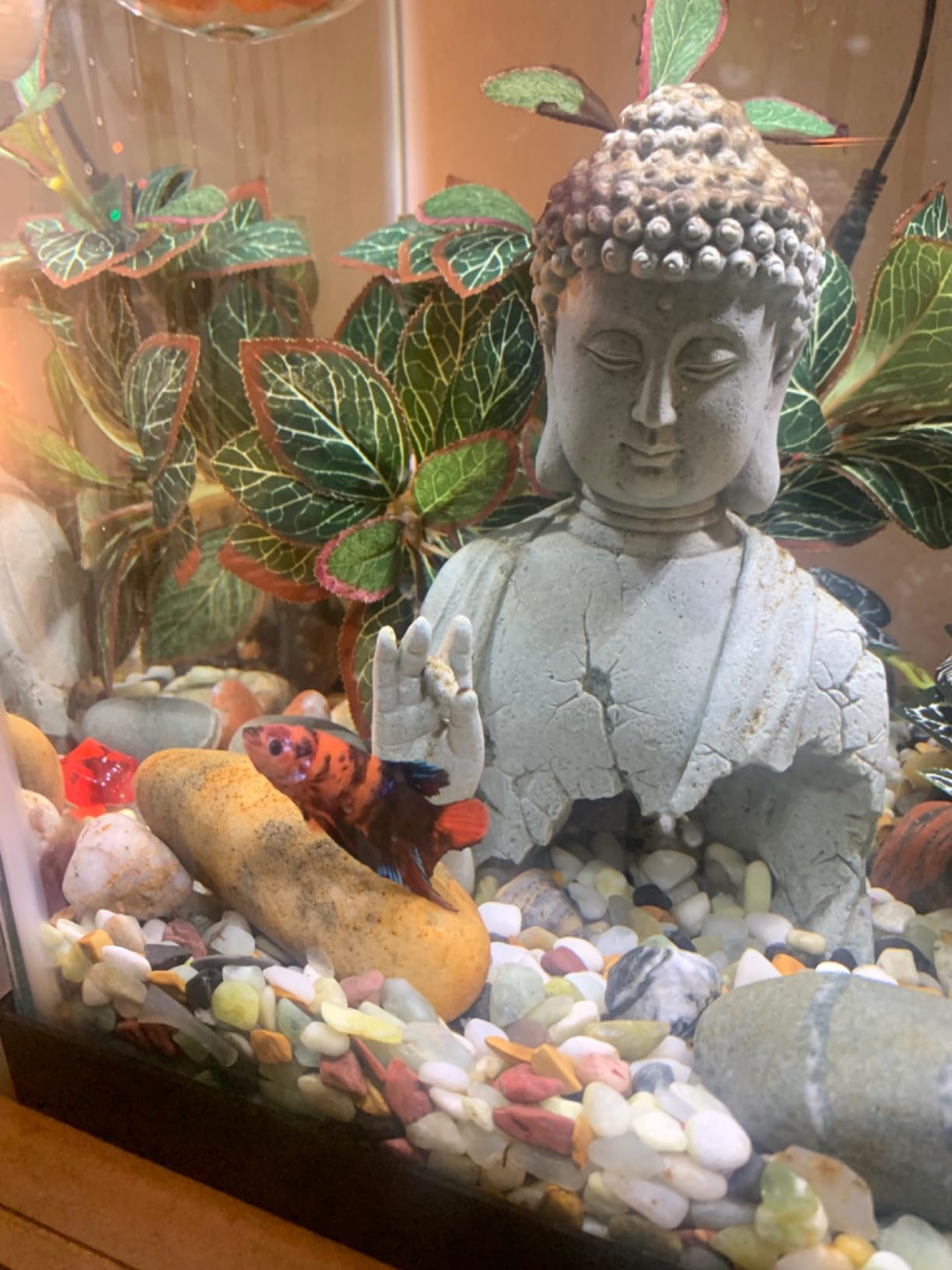 Zen Buddha meditation statue modern living room decor sculpture